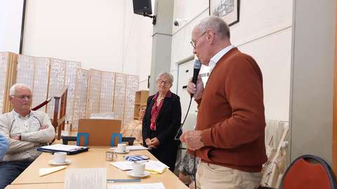 Ledenvergadering en Saar aan huis 23 april 2025