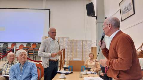 Ledenvergadering en Saar aan huis 23 april 2025