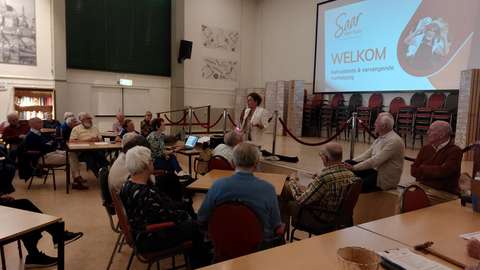 Ledenvergadering en Saar aan huis 23 april 2025