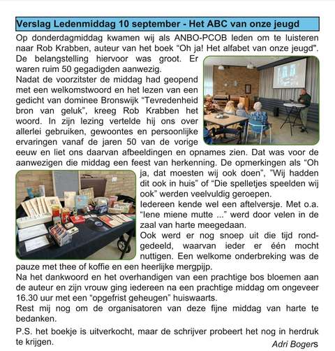 Verslag abc