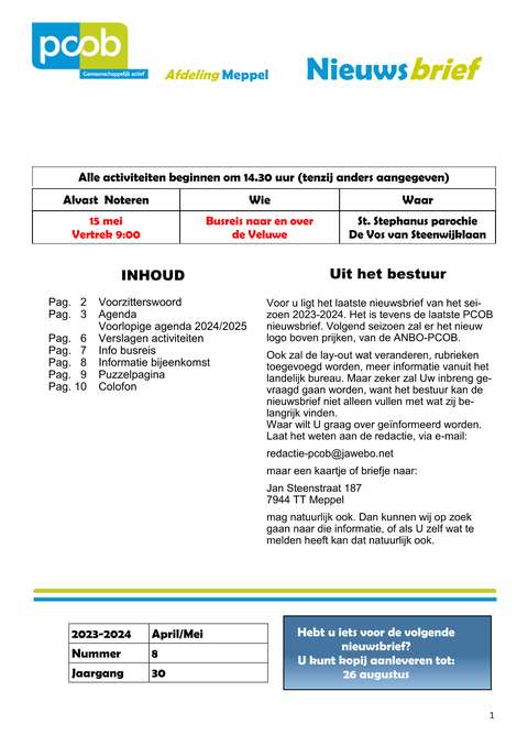 2024-04 Voorblad Nieuwsbrief