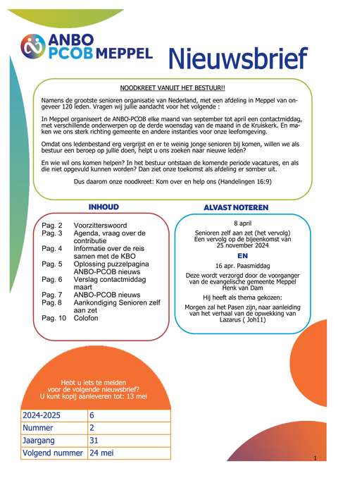 2025-04 Voorblad Nieuwsbrief