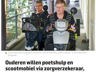 ANBO-PCOB over Wmo-hulp via gemeente: op sommige plekken onder de maat