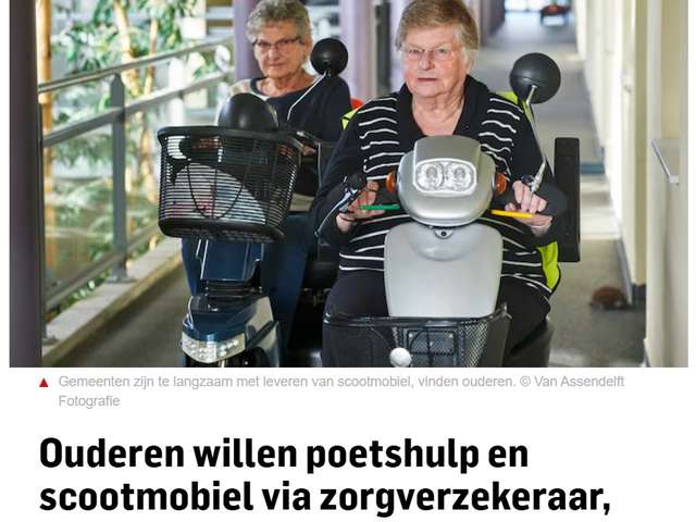 ANBO-PCOB over Wmo-hulp via gemeente: op sommige plekken onder de maat