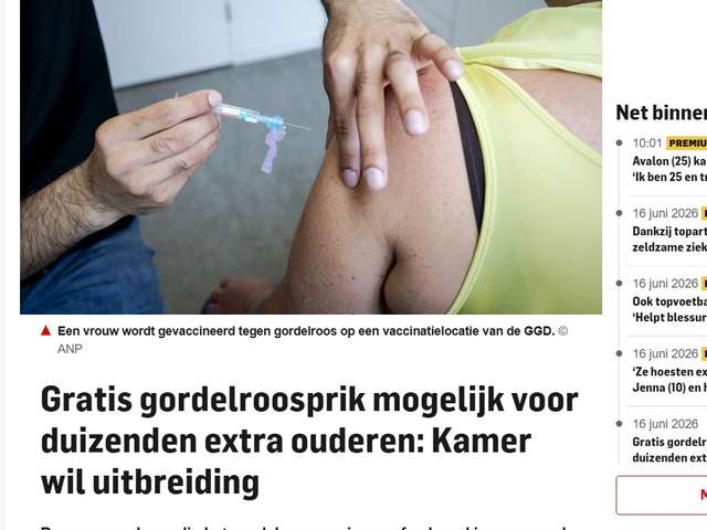 AD gordelroos verpleeghuizen 17 juni 2026 ANBO-PCOB