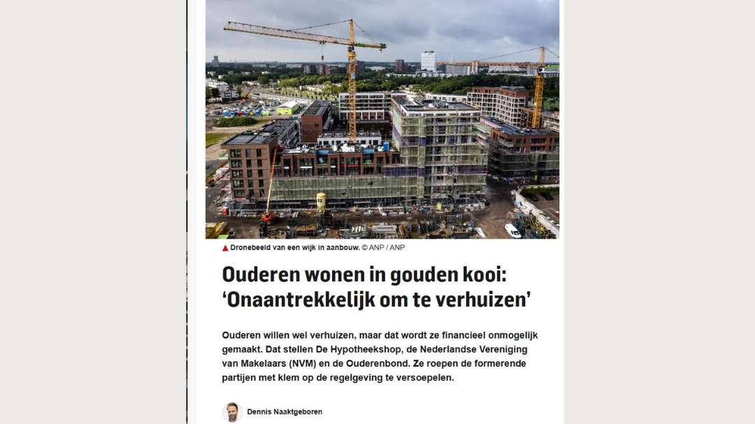 Artikel AD over verhuizen en senioren