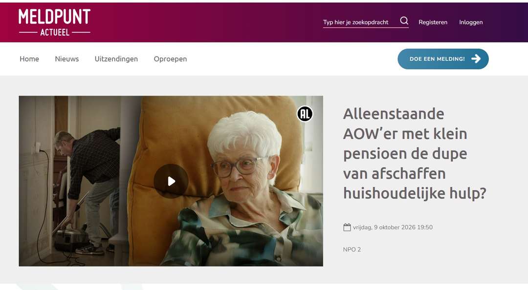 Stapeling van zorgkosten bij Omroep MAX Meldpunt Actueel