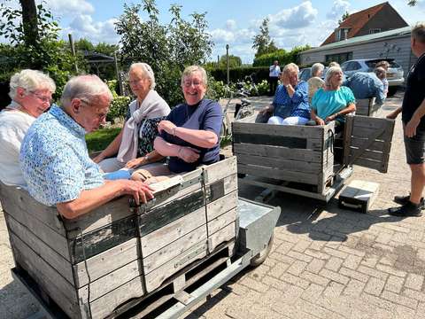 In de 'kersentrein' en Brielle