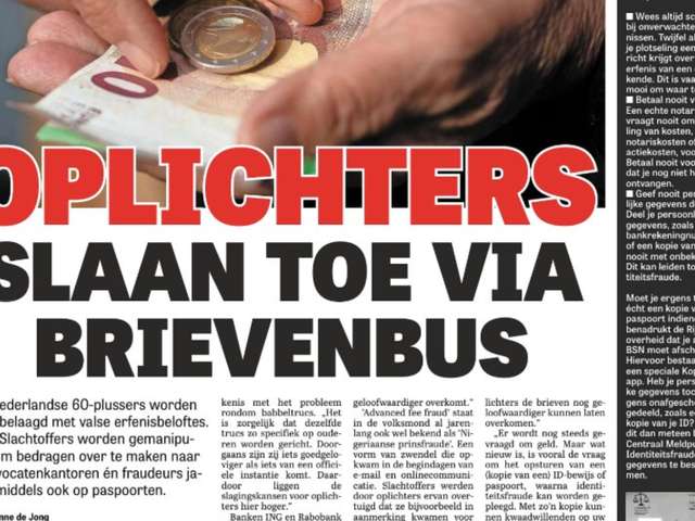 De t over brievenfraude ANBO-PCOB