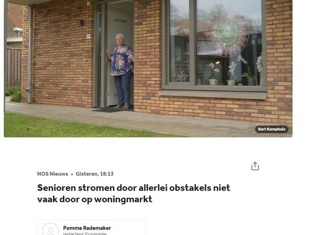 Doorstroming ouderen NOS