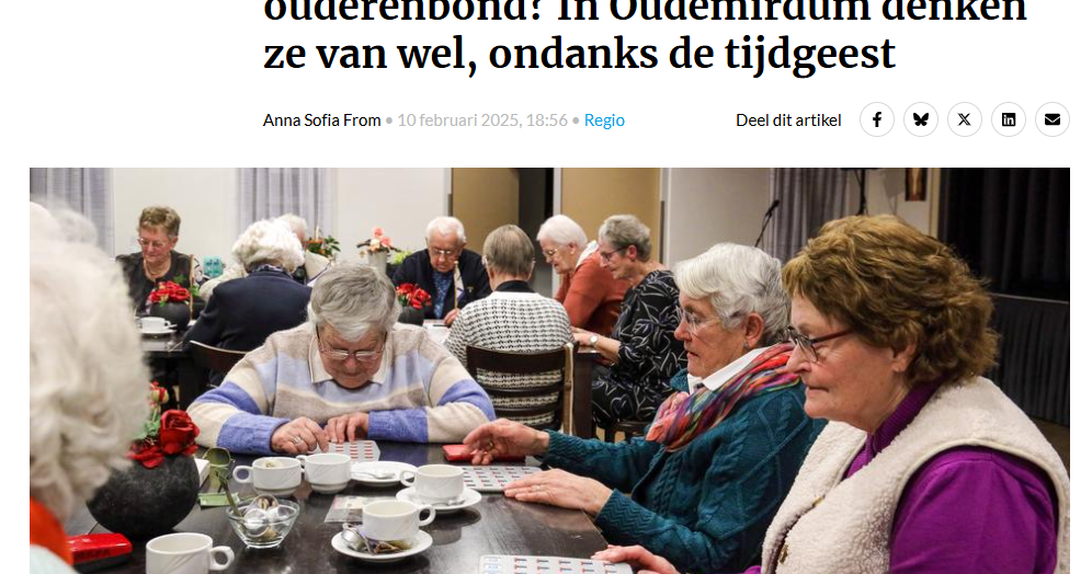 ANBO-PCOB-vereniging Oudemirum viert veertigste verjaardag