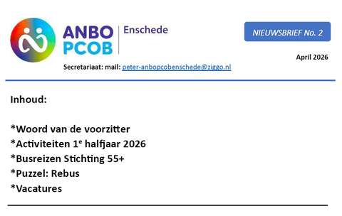 Inhoud Nieuwsbrief 2
