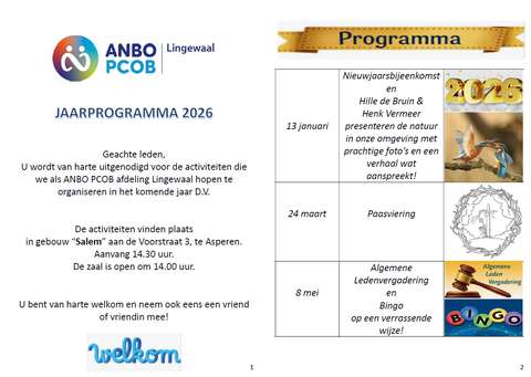 JAARPROGRAMMA 2026 1-2