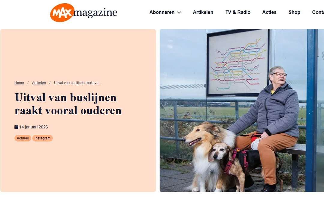 MAX Magazine over bezuinigingen in het OV