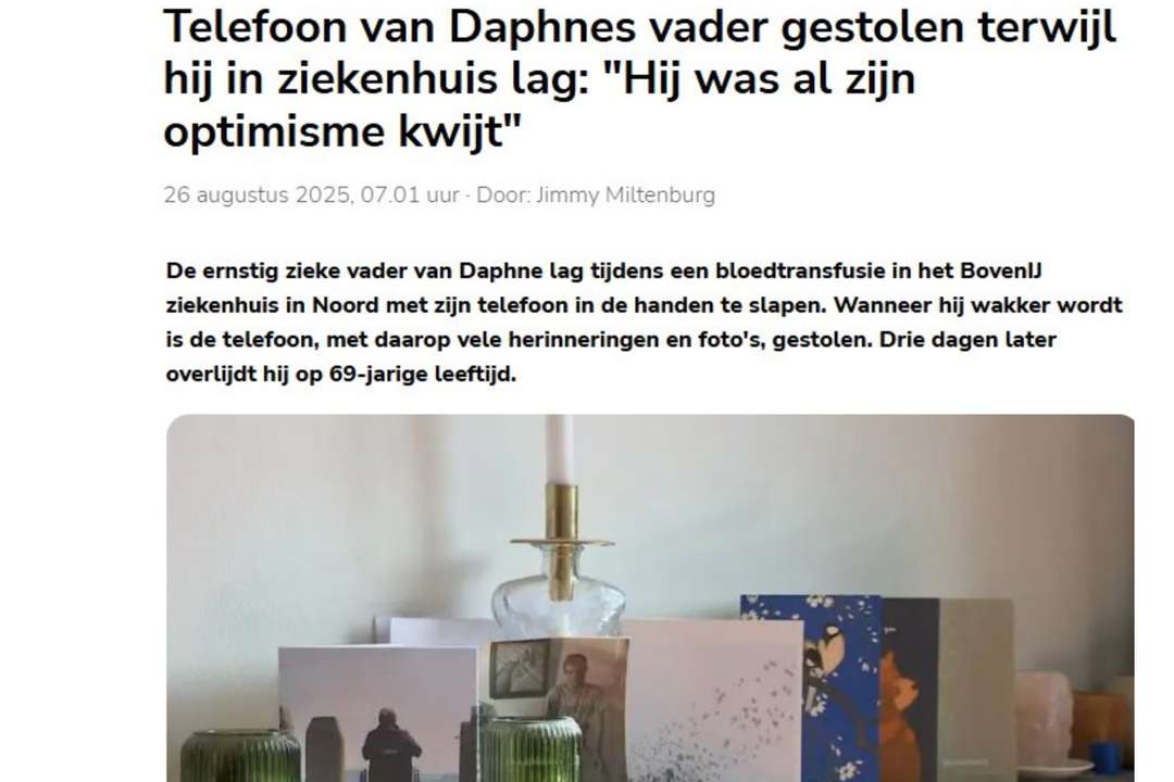 NH Nieuws over criminaliteit en veiligheid voor senioren