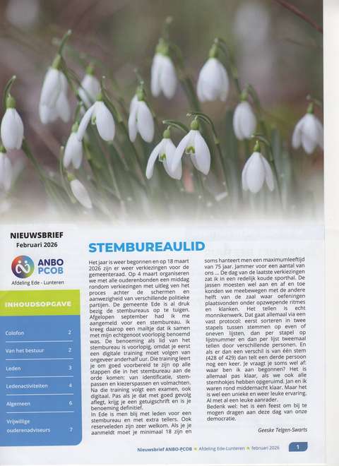 Nieuwsbrief februari 2026