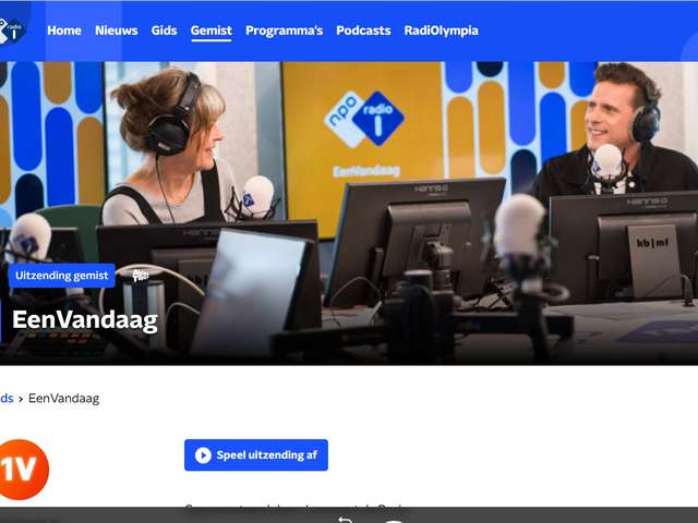 Radio EenVandaag babbeltrucs ANBO-PCOB