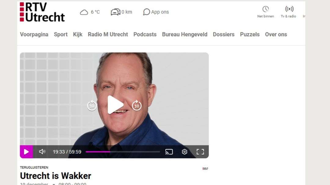 Radio M Utrecht over eenzaamheid