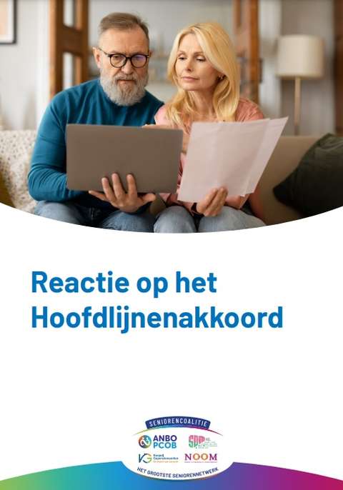 Reactie op het hoofdlijnenakkoord