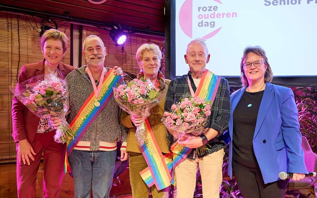 Onderscheiding voor Roze50+ ambassadeurs