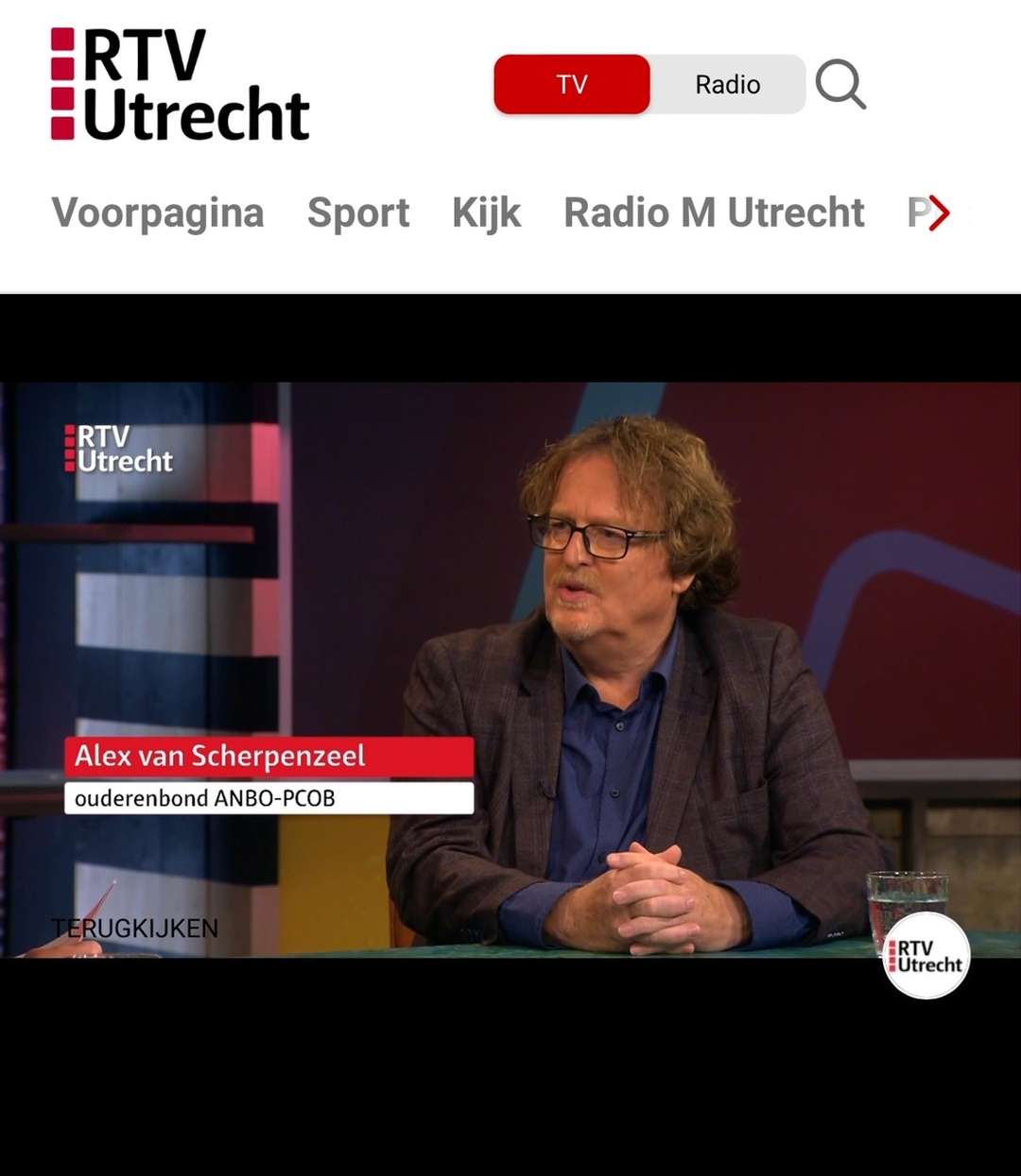 Alex bij RTV Utrecht
