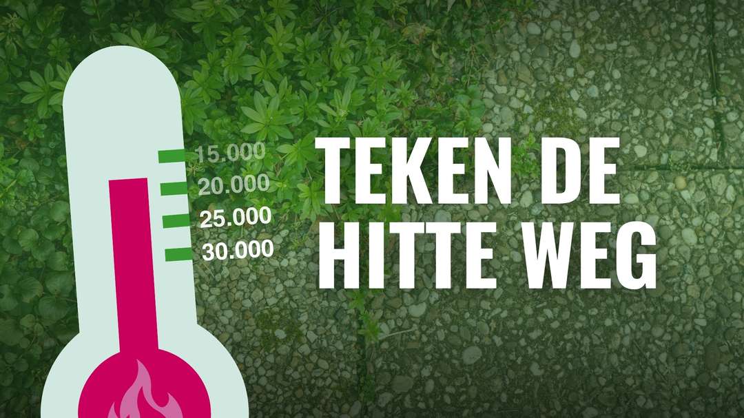 Hittemanifest en petitie teken de hitte weg