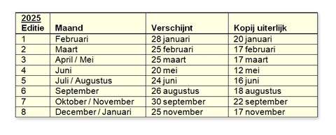 Verschijningsdata 2025 kleur web geheel