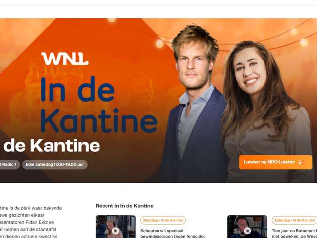 WNL in de kantine