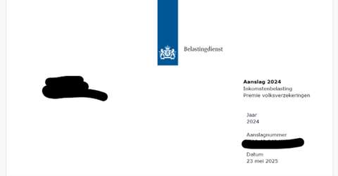 Voorbeeld aanslag Belastingdienst | ANBO-PCOB