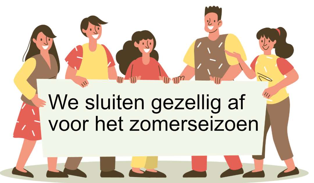 we sluiten het seizoen gezellig af