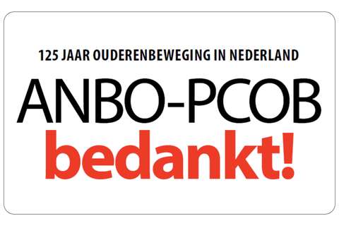 125 jaar ouderenbeweging - felicitaties | ANBO-PCOB