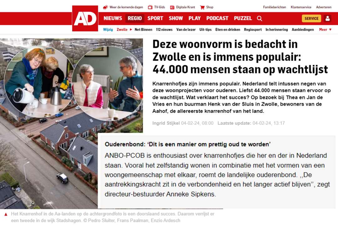 Knarrenhofjes zijn immens populair