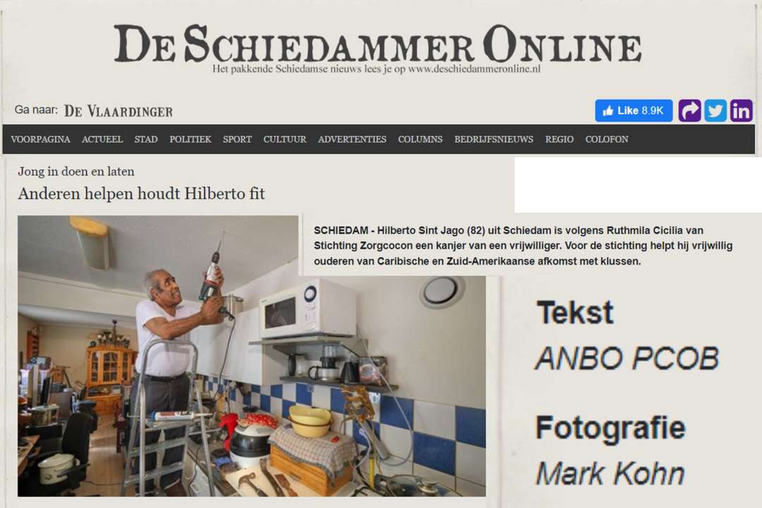 Anderen helpen houdt Hilberto fit