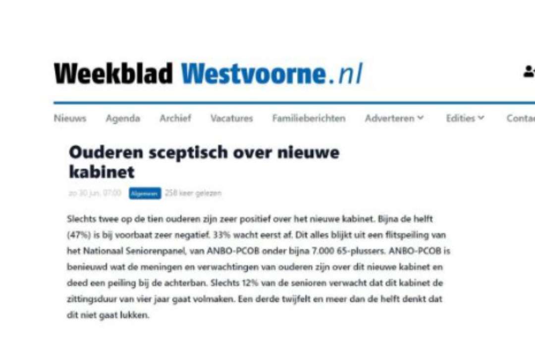 Lokale media besteden aandacht aan onze flitspeiling