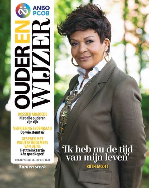 Ruth Jacott Coverafbeelding magazine OuderENwijzer