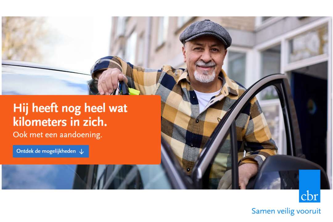 CBR verbetert informatie over rijden met een aandoening