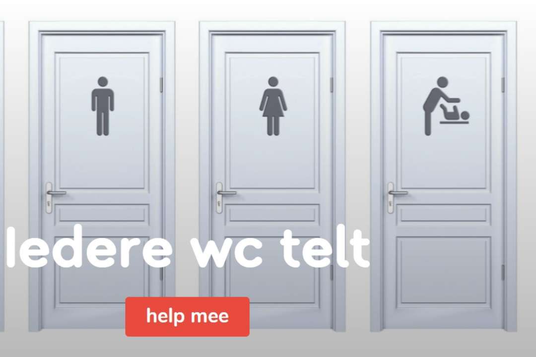 Er zijn meer openbare toiletten nodig in Nederland