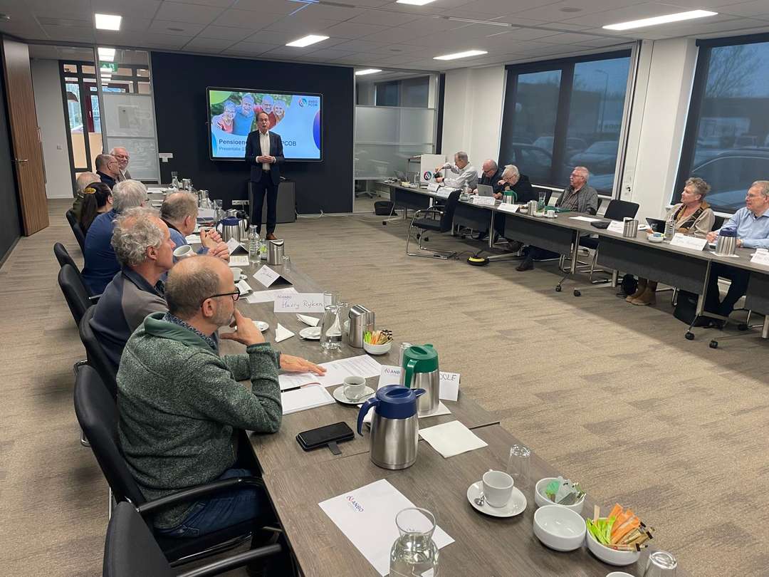 Geanimeerde discussies over pensioen