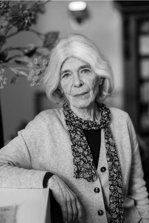 zwart wit foto Anna Enquist - ANBO-PCOB