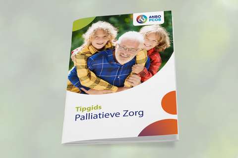 Tipgids Palliatieve Zorg - groene achtergrond | ANBO PCOB