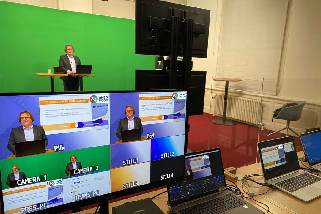 Webinar Belasting - opname in studio | ANBO-PCOB