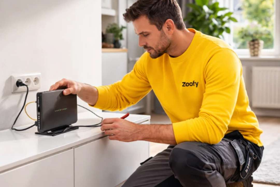 Ledenvoordeel | Zoofy klusdienst internet aansluiten | ANBO-PCOB