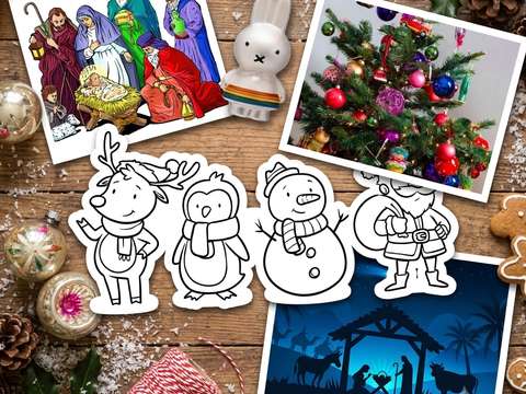 collage kerst