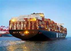 de lezing gaat over de containerschepen