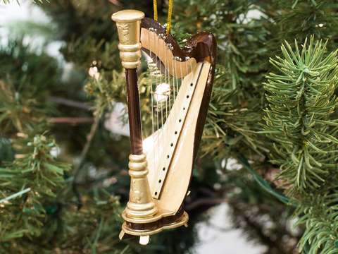 harpmuziek met kerst