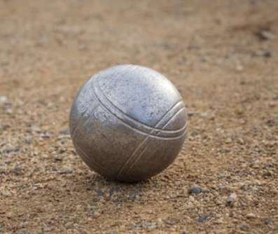 foto van een jeu de boule bal