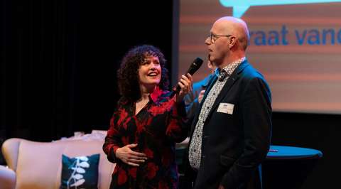 Marlies Claassen met Jan Puthaar op podium | Krachtig ouder worden