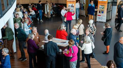 Kenniscafé van bovenaf gezien | Krachtig ouder worden