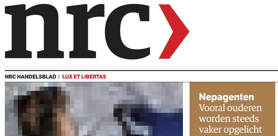 NRC artikel nepagenten
