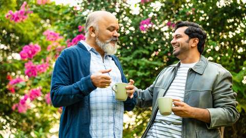 Koffie drinken - 2 mannen | OuderENwijzer